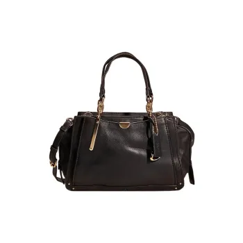 COACH Dreamer Smooth Leather Portable Crossbody Bag Shoulder Bag Large Size Women's Black