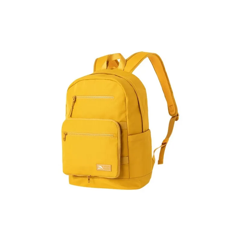 Anta Life Collection Canvas Backpack Regular Unisex Beeswax Yellow-1