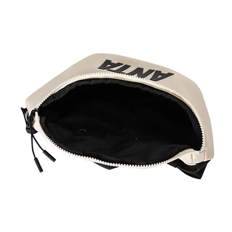 Anta Life Collection Fabric Fanny Pack Regular Unisex Oatmeal Gray-3