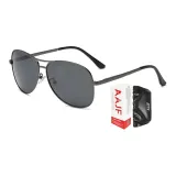 Gunmetal Frame with Gray Lens