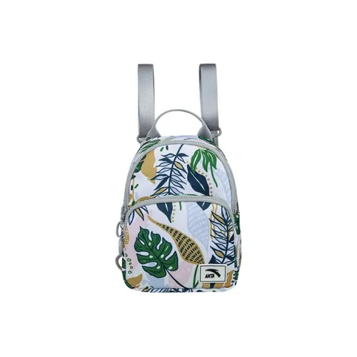 Anta Life Collection Twill Backpack Regular Women's Papyrus White/Willow Green