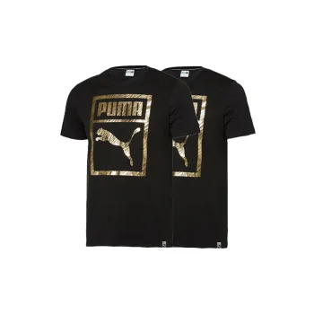 PUMA T Shirt Men's 2 Pack Black