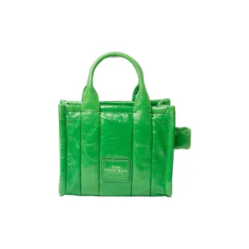 MARC JACOBS Lambskin Tote Bag, Shopping Bag, Shoulder Bag, Crossbody Bag, Handbag Mini Women's Green