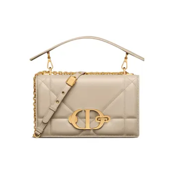 DIOR 30 Montaigne Sheepskin Portable One Shoulder Crossbody Clutches Women's Natural