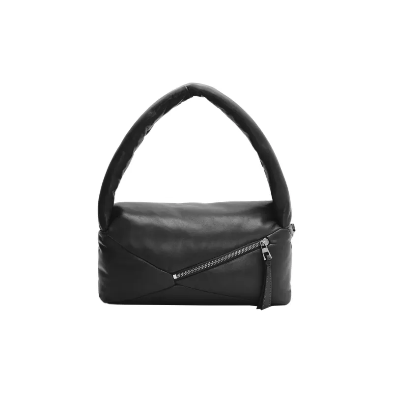 LOEWE Puffer Puzzle Hobo Bag Black-1