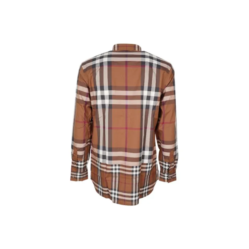 Burberry Tartan Motif Cotton Shirt-1