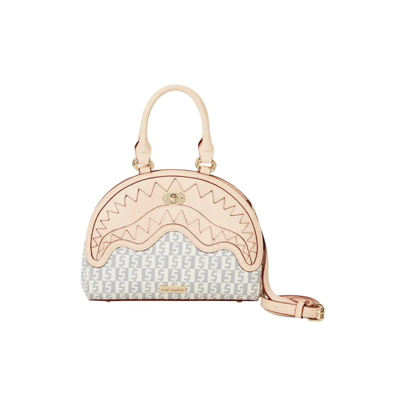 SPRAYGROUND PVC Shoulder Bag Crossbody Bag Handbag Unisex Cream-4