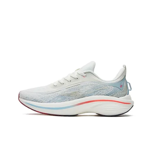 Erke Strange Bullet 3.0 Running Shoes Women's Low-Top Ivory/Haze Light Blue