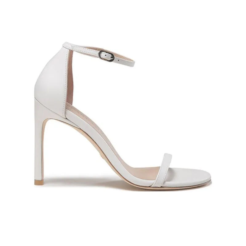 stuart weitzman NUNAKEDCURVE 85mm Patent Sandals-1