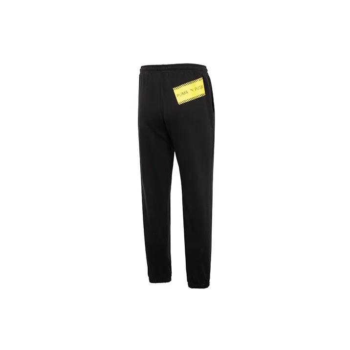 PUMA CLASSICS Knitted Sweatpants Men Black-1