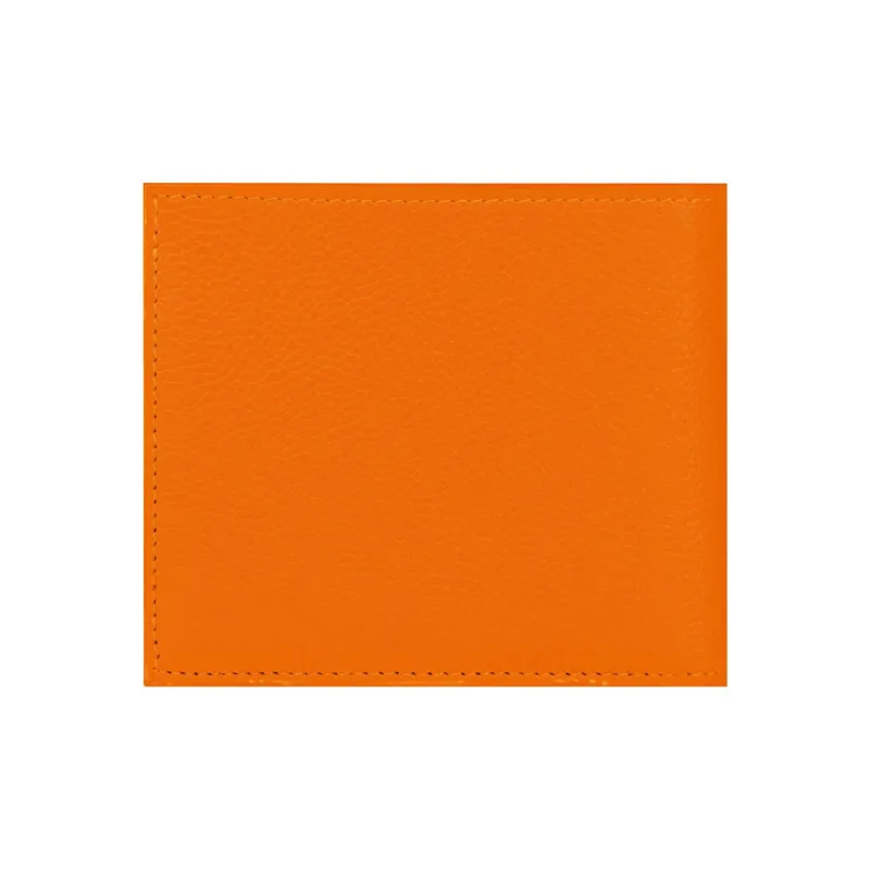 Balenciaga Cash Square Grained Calfskin Wallet Regular Men's Orange-1