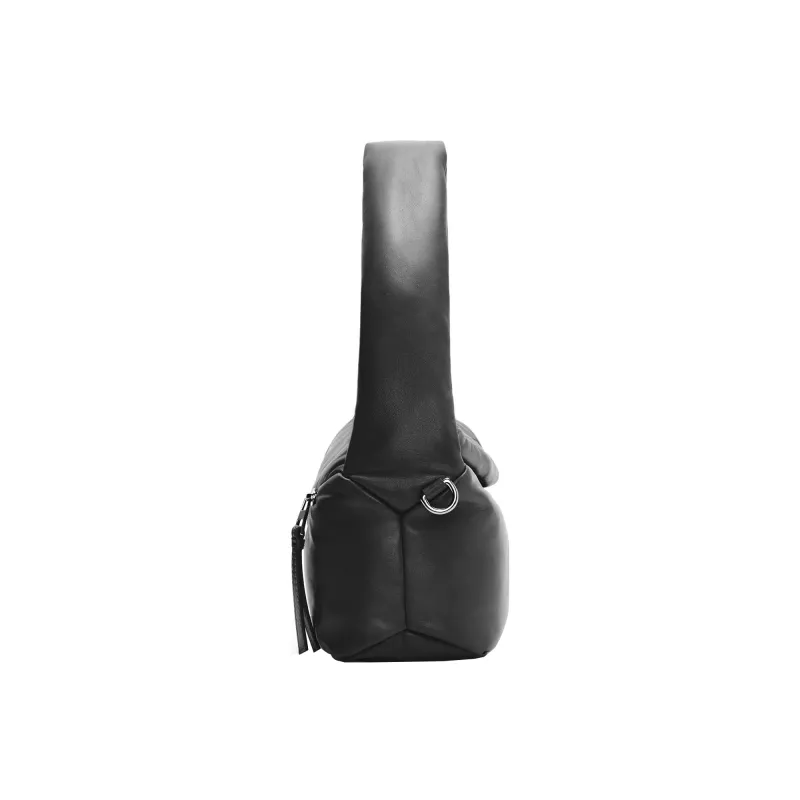 LOEWE Puffer Puzzle Hobo Bag Black-4