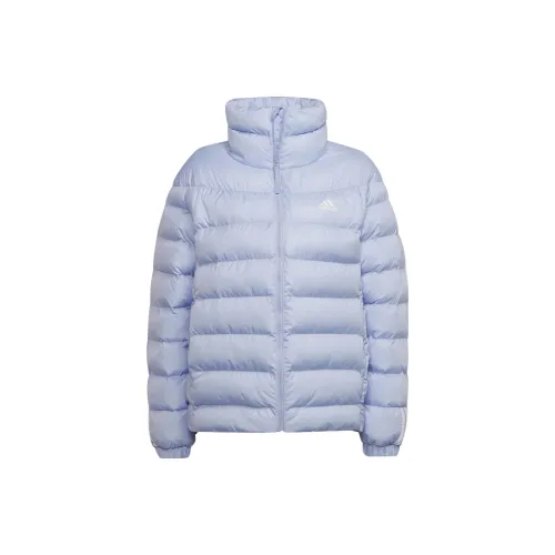 Adidas Puffer Jackets Women's Light Blue