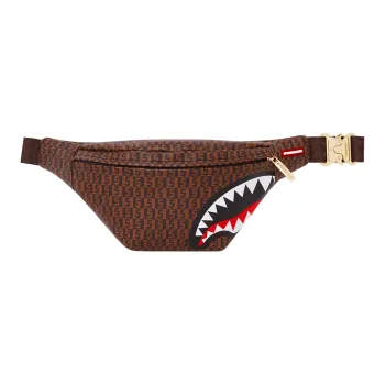 SPRAYGROUND Fabric Sling Bag, Shoulder Bag, Crossbody Bag Regular Unisex Brown
