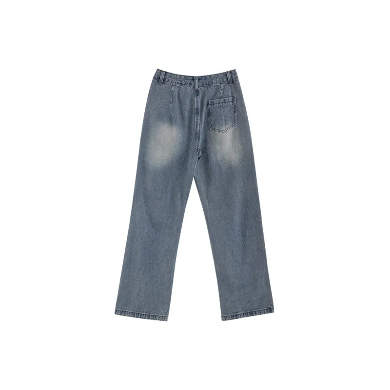 ASWZ Straight Jeans Women's Blue-1