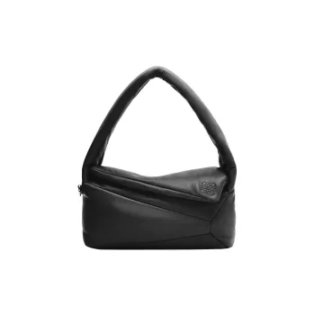 LOEWE Puffer Puzzle Hobo Bag Black