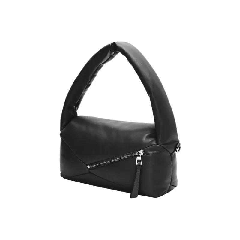 LOEWE Puffer Puzzle Hobo Bag Black-3