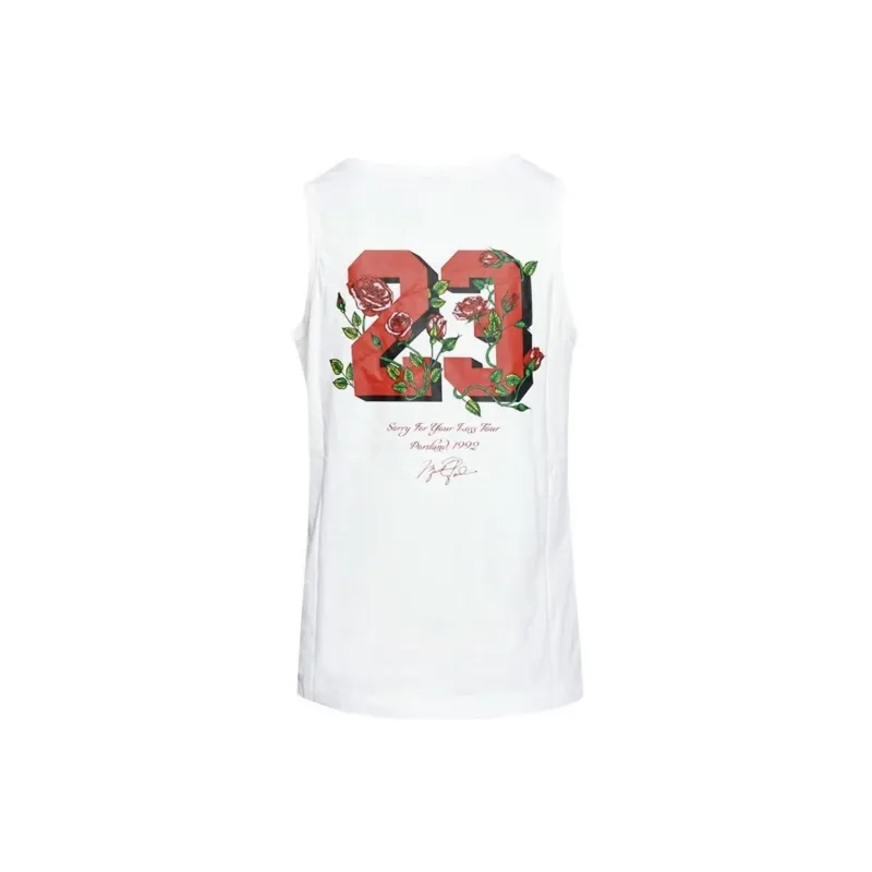 Jordan Basketball Jersey Men's White-1