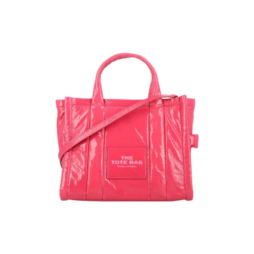 MARC JACOBS Lambskin Tote Bag, Shopping Bag, Shoulder Bag, Crossbody Bag, Handbag Mini Women's Magenta