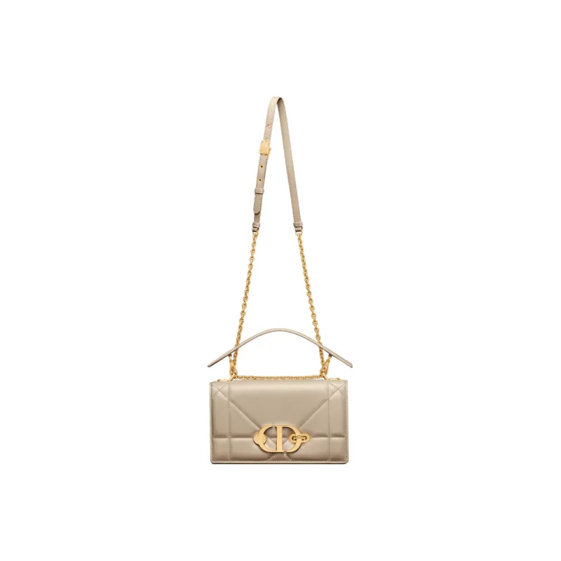 DIOR 30 Montaigne Sheepskin Portable One Shoulder Crossbody Clutches Women's Natural-4