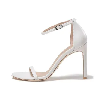 stuart weitzman NUNAKEDCURVE 85mm Patent Sandals