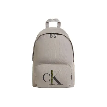 CALVIN KLEIN Recycled Polyester Backpack Men's Beige