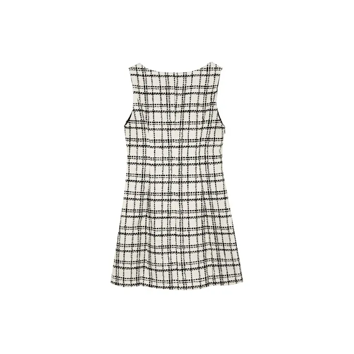 3COLOUR Dress Women's Black White-1