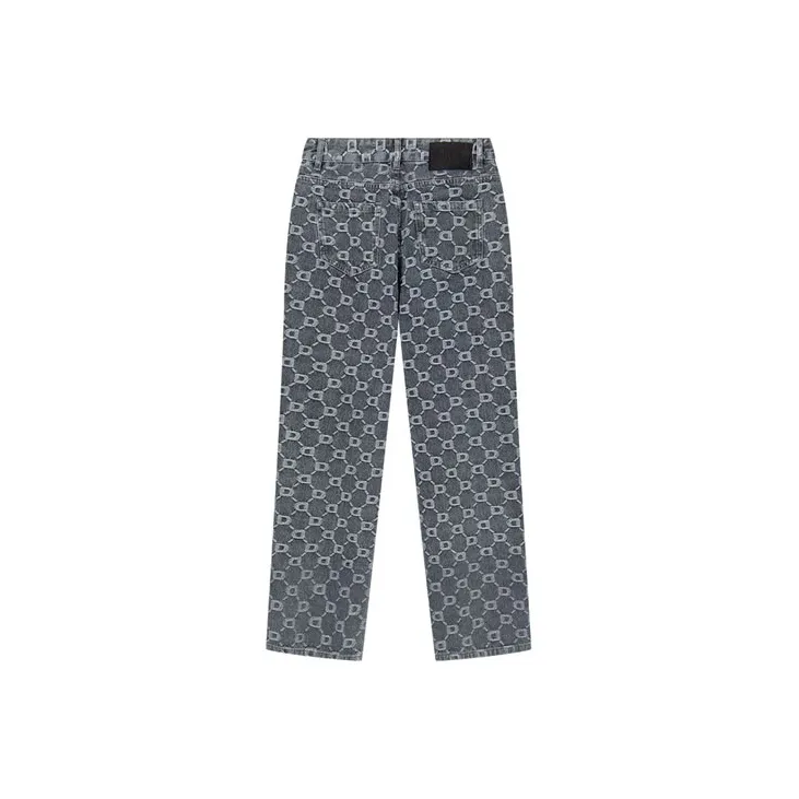 DKNY FW22 Straight Jeans Women's Gray-1
