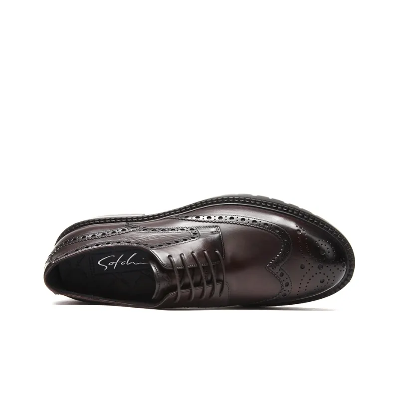 Satchi Men's Casual Shoes Men Low Top Brown-3