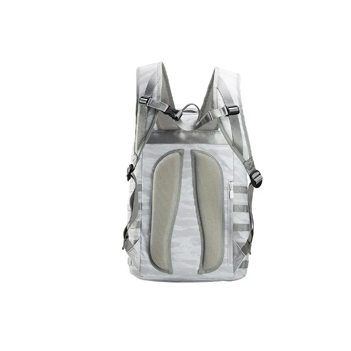 FILA White Mountaineering Collaboration Fusion Fabric Backpack Unisex Light Gray-2
