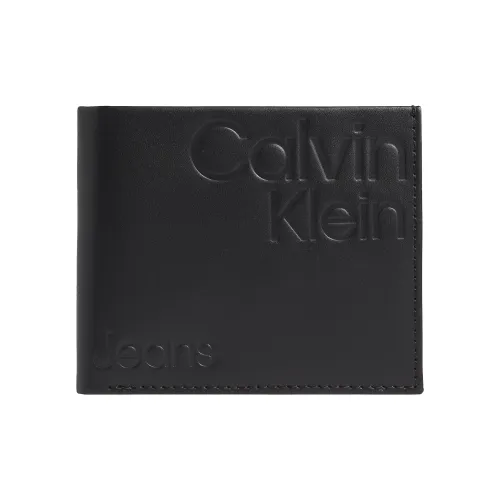 CK/Calvin Klein Leather Wallet Men's Black