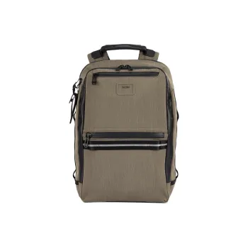 TUMI Cow Leather Trim Backpack Men's Sand