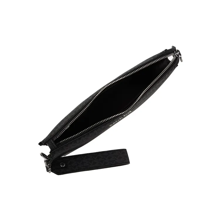 MICHAEL KORS MK Cooper Artificial Leather Clutch Medium Size Men's Black-2