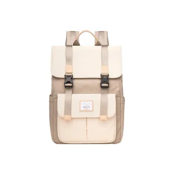 SOSITE Nylon Backpack Women's Latte Nut Red Bean Apricot Blackberry Mango