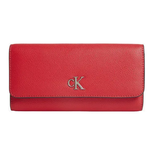 CK/Calvin Klein Card Holder con Women's Red