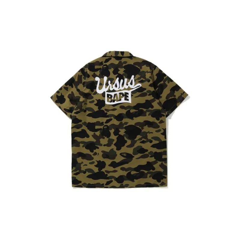 A BATHING APE Bape Shirts Men Green-1