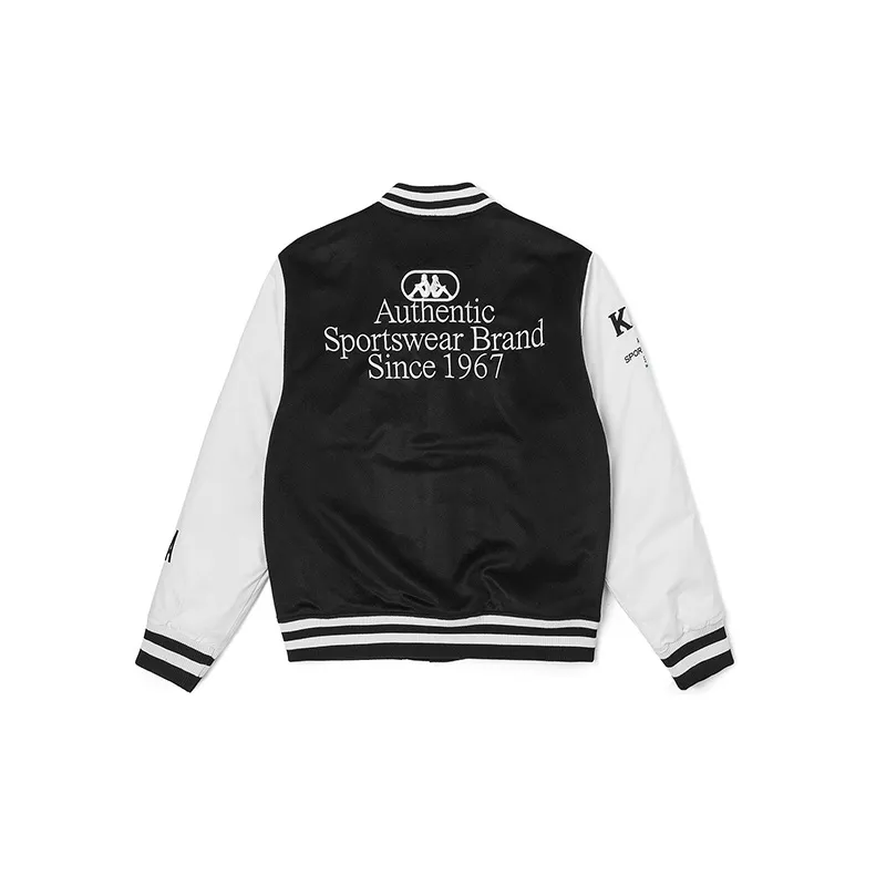 Kappa Letter Stripes Baseball Collar Puffer Jacket Men's-5