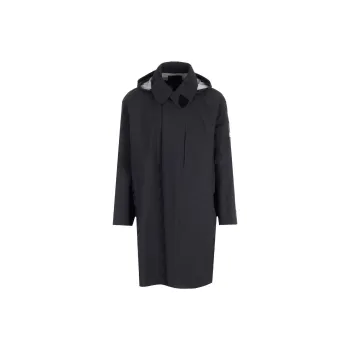 STONE ISLAND Trench Coats Men Black