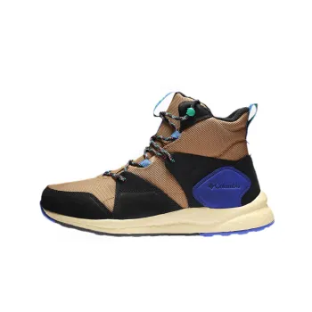Columbia Anti Slip Wear Resistant High Top Outdoor Shoes Men's Brown Black