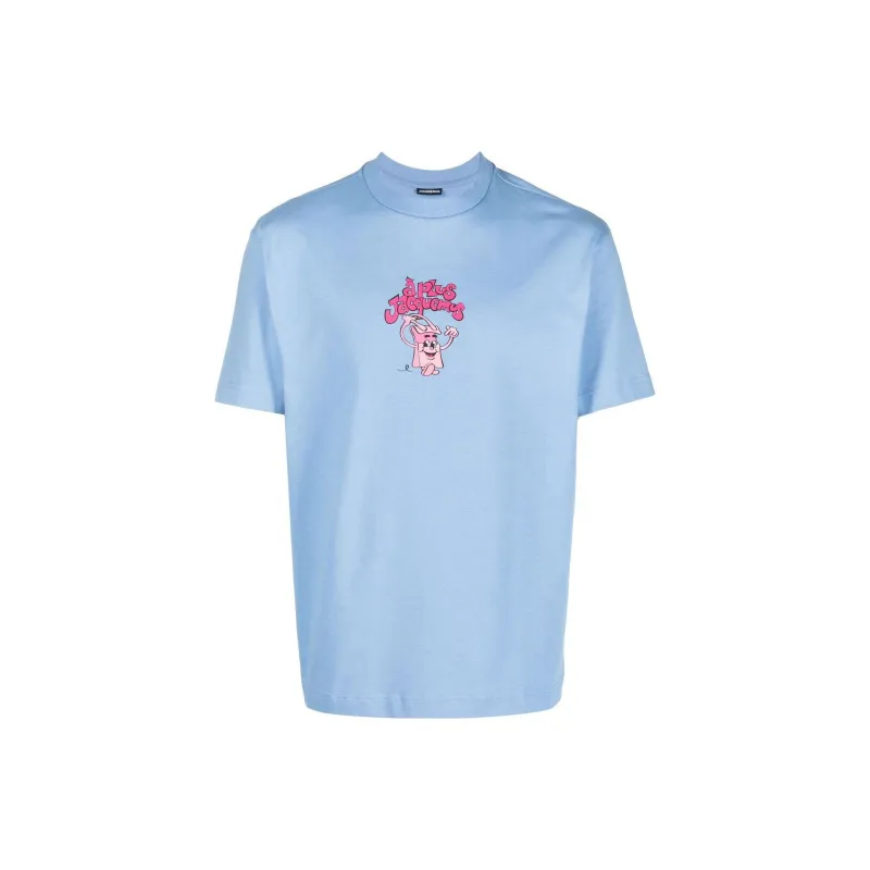 Jacquemus T-Shirts Men Blue-0