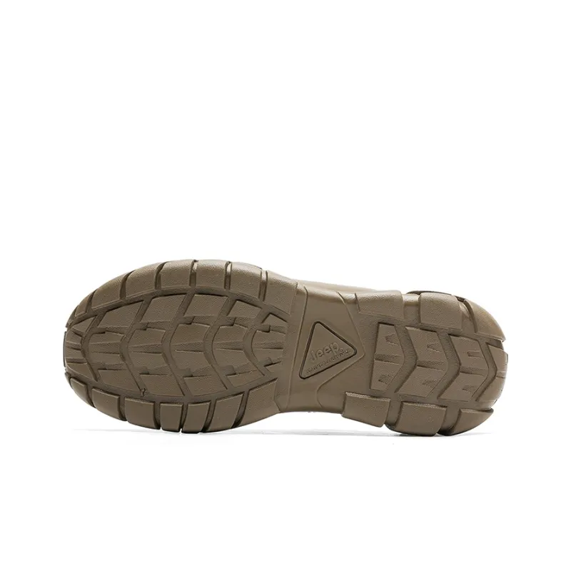 Jeep Cushioned Slip Resistant Warm Mid Top Hiking Shoes Unisex-4