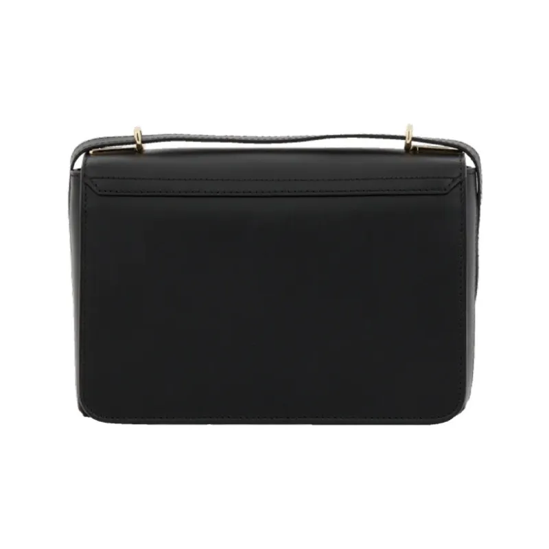 LANCEL Cow Leather Crossbody Bag Shoulder Bag Women's Black-2