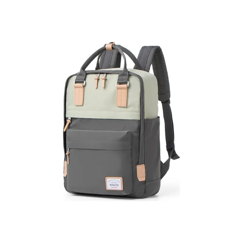 SOSITE Nylon Laptop Bag Backpack Unisex Cookies/Honey Peach/Blueberry/Strawberry/Sunflower Seed/Coconut Ash-14