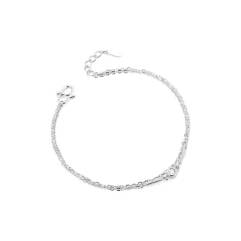 XXOFF Bracelets Women's Silvery White