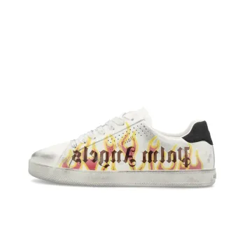 PALM ANGELS Palm One Low Top Flame Print White Multi