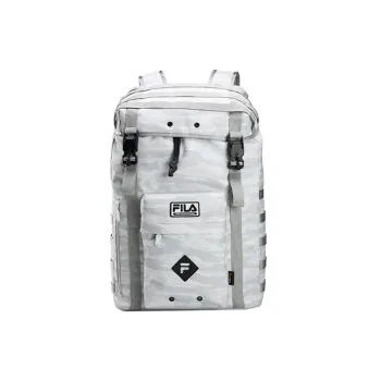 FILA White Mountaineering Collaboration Fusion Fabric Backpack Unisex Light Gray