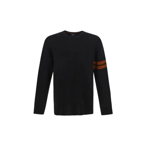 Ermenegildo Zegna Sweaters Men Obsidian Black Color