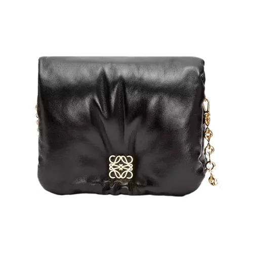 LOEWE Puffer Goya Shoulder Bag Black