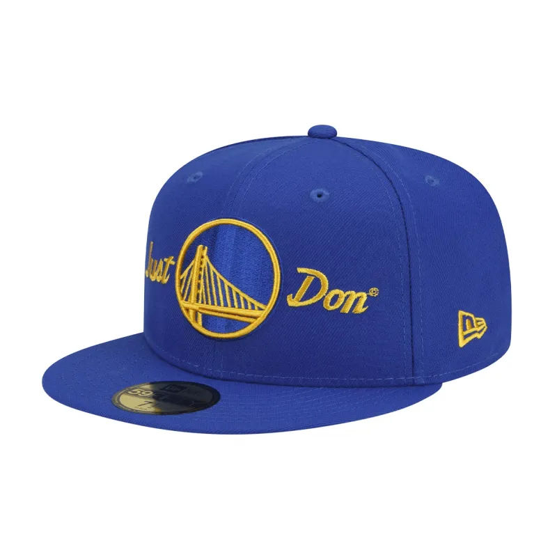 New Era X Just Don Golden State Warriors 59Fifty Fitted Hat-0