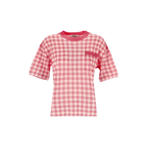 MSGM T-Shirts Women's Red